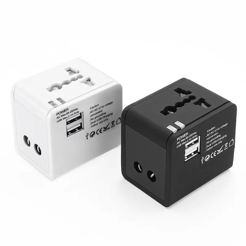 Conversion Socket All In One Charger Travel Adapter With Eu Us Uk Au Plug Universal Travel Power Charger Sockets
