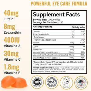 <span class=keywords><strong>Lutein</strong></span> & <span class=keywords><strong>Zeaxanthin</strong></span> với 25 mg <span class=keywords><strong>lutein</strong></span> và 5 mg <span class=keywords><strong>Zeaxanthin</strong></span> bằng cách bảo vệ mắt chống lại stress oxy hóa 60 viên nang mềm - Product Image 6