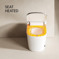 Siège de toilette intelligent M9 en céramique, auto-nettoyant, chauffant, avec bidet électrique, pour projets hôteliers