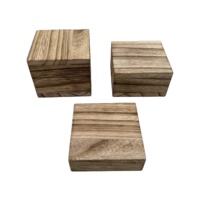 Custom Houten 6 Pcs Vierkante Risers Sieraden En Accessoires Display Stand Houten Sieraden Beeldje Display Risers