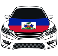 Penutup Kap Mobil Bendera Ghana Pelindung Kap Mesin yang Dapat Dipersonalisasi Bahan Poliester Elastis Tahan Panas Awet Ukuran Universal