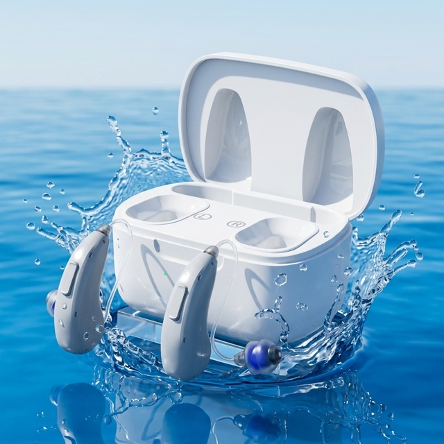 32 Channel Digital Hearing Aids with for & App 5-Min Hearing Test & Fitting Noise Reduction for People Hearing Impairment