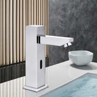 Robinet à capteur automatique intelligent HY-157D Robinet d'eau sans contact sans contact au design contemporain pour la salle de bain et la cuisine