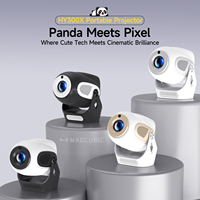 Projecteur portable intelligent Android 11 HY300X CE FCC WiFi6 BT5.4 double LED 4K, 300 Ansi Lumen, haut-parleurs intégrés HIFI