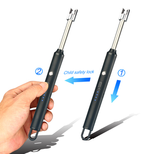 USB ชาร์จไฟฟ้างานแต่งงานเทียนไฟแช็กที่กําหนดเองWindproof Plasma <span class=keywords><strong>Arc</strong></span>อิเล็กทรอนิกส์Camping <span class=keywords><strong>Fire</strong></span>ไฟแช็กยาว<span class=keywords><strong>Stick</strong></span> - Product Image 3