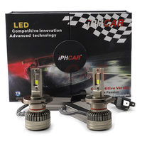 Faros LED de Alta Potencia IPHCAR, Iluminación Automotriz T9 H4 H1 H7 9005 9006 HB3 HB4 H11 9012, Plug and Play Universal para Automóvil