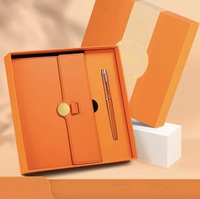 Coffret Cadeau de Luxe Échantillon Personnalisé Premier Organiseur Hebdomadaire dans une Boîte Journal de Prière avec Stylo Carnet Vert Couverture Rigide A5