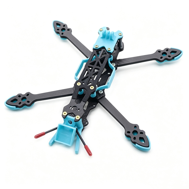 Longsky Universal 5 Inch Freestyle FPV Drone Frame Kit 3K Carbon Fiber Easy-Build Heavy Duty Spare Parts Professional/Commercial