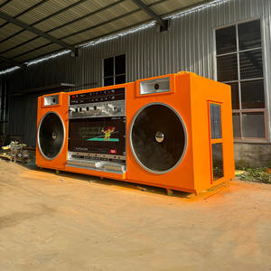 Internet Celebrity Radio Mobile Container Selling House Scenic Spot <b>Clock</b>-in Camping <b>Retro</b> B & B Module Assembly Booth - Product Image 5