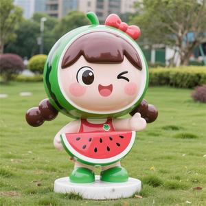 K559 Sculpture en fibre de verre peinte en couleur Cène Man Action Anime Statue Personnage de jeu de film personnalisé Sculptures - Product Image 1