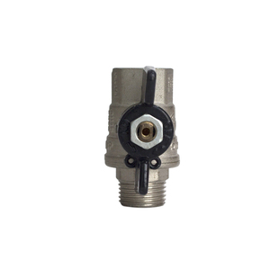 OEM & <span class=keywords><strong>DOM</strong></span>-válvula de bola de latón niquelado, accesorio personalizado DN25, puerto completo hembra x macho, mango de mariposa, 1/2 - Product Image 2