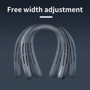 2024 mùa hè ngoài trời điều hòa không khí gió lớn USB Mini không cánh có thể sạc lại cầm tay treo quạt cổ - Product Image 3