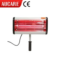 Lámpara de Curado de Pintura Infrarroja AUCARE de 1100W, Aleación de Aluminio, CA 220-240V, Área de Curado de 650x500mm, Temporizador de 0-60min, para Automóviles
