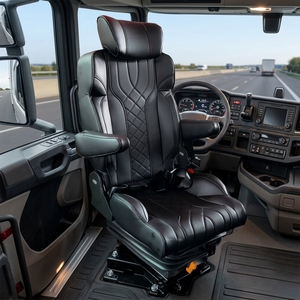 <span class=keywords><strong>Sedile</strong></span> per Camion 12V/24V con Pompa d'Aria, Ammortizzazione, Sospensione ad Aria, <span class=keywords><strong>Sedile</strong></span> del Conducente in Pelle Impermeabile - Product Image 6