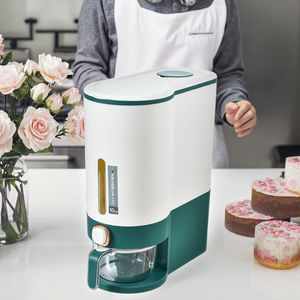 LOVFE Simple Style Press-Typ Kunststoff-Reisbox Einzel fach Haushaltskorn-Aufbewahrung Lebensmittel behälter - Product Image 6