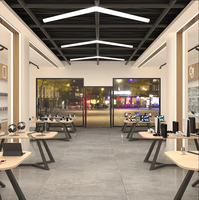Design d'intérieur de boutique pour accessoires de téléphonie mobile, comptoir d'exposition de téléphones portables de haute qualité