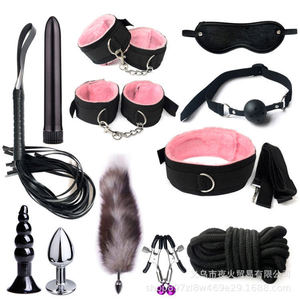 Nuevo conjunto erótico y sensual, conjunto de bondage de felpa, conjunto de 12 piezas, juguetes sexuales para adultos, juguetes alternativos. - Product Image 4