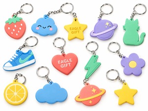 2026 <b>Custom</b> High Quality Silicone Cartoon Anime <b>Key</b> Chain Customized Design Silicone Keychain - Product Image 1