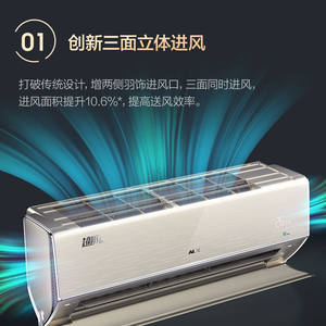 Aire Acondicionado de Pared AUX de 1.5 HP con Frecuencia Variable, Frío/Calor, para Dormitorio/Hogar de 11-20 m² - Product Image 2