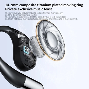 Écouteurs de traduction sans fil HIFI Bass avec réduction de bruit ENC, 144 langues, traduction IA en temps réel, <span class=keywords><strong>casque</strong></span> OWS Open 5.4 - Product Image 6