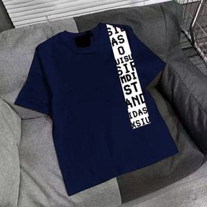 T-shirt in tessuto pesante a maniche regolari per uomo e donna, vestibilità normale estiva, con motivo a lettere NASA, stile Hip Hop - Product Image 3