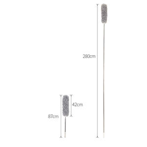 Brosse à poussière en microfibre <span class=keywords><strong>extensible</strong></span> et réglable, <span class=keywords><strong>plumeau</strong></span> en plume, brosse de nettoyage ménager pour la climatisation, les meubles de la voiture - Product Image 2