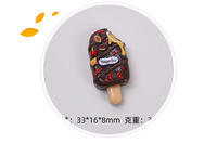 Pendentif en résine en forme de crème glacée, fruits et noix, accessoires en résine pour loisirs créatifs, petits accessoires en résine adaptés aux coques de téléphone portable, épingles à cheveux, chaussures