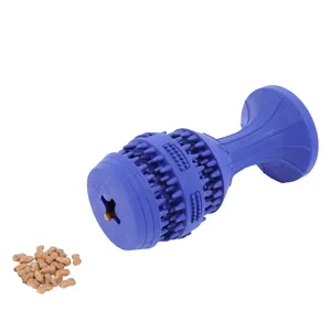 Vking Manufacturers Durable Soft Natural Rubber Squeaky Dumbbell Bubble Bone Pet Chew Dog Toy