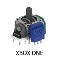 Hall efek tongkat pengganti biru, aksesori Kit Game Joystick pengontrol asli hijau untuk XBOX ONE Switch Pro untuk PS5 PS4