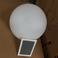 Esfera de Luz LED RGB de 15 cm con Cambio de Color, Lámpara Solar Decorativa para Jardín, Parque, Globo de Plástico, Esfera Luminosa