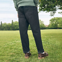 Fabricant de denim sur mesure, pantalon en denim brut lourd, coupe droite classique, nouvelle mode, jean décontracté vintage, poche arrière