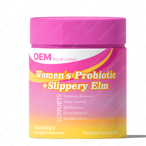 Gomitas Probióticas para Mujeres de Marca Privada OEM, Suplemento Premium de Piña, Gomitas Probióticas Femeninas para el Equilibrio - Product Image 1