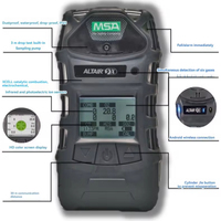 MSA Fiable Ex H2S CO O2 Detección Detector de fugas de gas Toxi ALTAIR 2X 4X 4XR 5X Detector de gas múltiple de bombeo