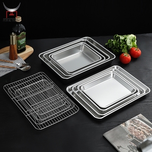 Tùy Chỉnh Dải Làm Mát Rack Set Hấp Nướng Giá Thép Không Gỉ Bánh Pan Cho Nướng Đồ hộp Nấu Ăn Nâng Thực Phẩm Lò Nướng An Toàn - Product Image 3