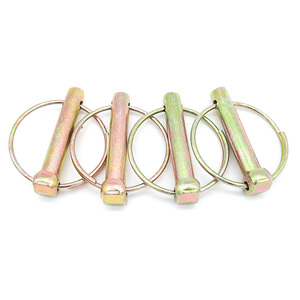 Chất lượng cao màu vàng kẽm mạ thép an toàn khóa <span class=keywords><strong>pin</strong></span> linch Sản phẩm được sản xuất tại Trung Quốc-ring vuông loại mùa xuân chốt <span class=keywords><strong>Pin</strong></span> - Product Image 4