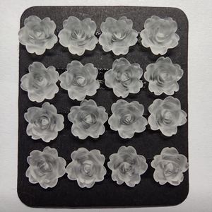 พลอยเทียมควอตซ์ CN แฟชั่นลายดอกไม้,พลอยทรงหลวมสีขาวขุ่นสำหรับเป็นของขวัญส่งเสริมการขาย - Product Image 3