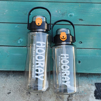 Bouteilles en plastique tendance, Logo personnalisé, nouveau produit, Portable, Sport, PC, eau potable, bouteille de motivation