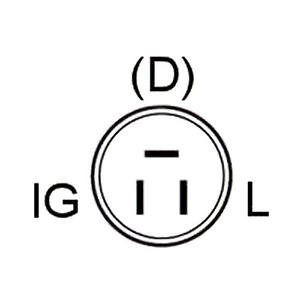 Alternador compatible para DAIHATSU CHARADE IV 1,6 GTi Gasolina (KW: 77, HP: 105) de 03-1993 a 11-1999 401281RI REFORMADO - Product Image 3