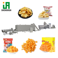 Ligne de production complète de snacks à base de maïs, équipement de fabrication de maïs soufflé torsadé multi-saveurs, ligne de production de snacks