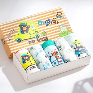 กางเกงในเด็กผู้ชายผ้าฝ้ายนุ่ม แพ็ค 5 ตัว/กล่อง ระบายอากาศได้ดี ลายการ์ตูนไดโนเสาร์และยา<span class=keywords><strong>น</strong></span>พาหนะ ชุดเด็กวัยหัดเดิ<span class=keywords><strong>น</strong></span> ผู้ชาย - Product Image 3