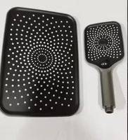 Nouvel ensemble de douche moderne en ABS avec douchette à effet pluie pour salles de bain d'hôtel