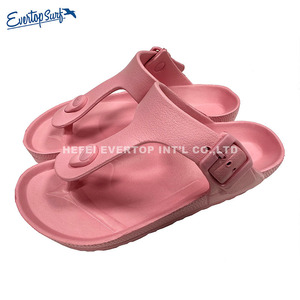 Pantoufles plates décontractées pour femmes, vente en gros, pantoufles de jardin EVA - Product Image 5