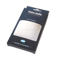 Fenêtre en PVC transparent personnalisé à presser les ongles vide boîte à cils pliante en papier d'emballage avec revêtement UV et gaufrage