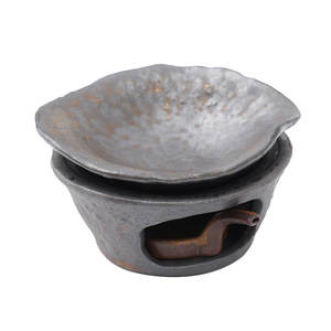 Four à brûler l'encens en céramique de style japonais fait main, pour <span class=keywords><strong>plantes</strong></span>, thé, sauge, poudre d'encens, ornement, cèdre, aromathérapie - Product Image 5