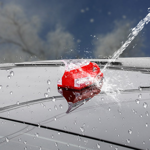 Xe Gió Ánh Sáng Cá Mập Vây Nổ Đèn Flash Trang Trí Chống Phía Sau Cuối Ăng Ten Ánh Sáng Gió Năng Lượng Trang Trí Đầy Màu Sắc LED Ánh Sáng - Product Image 4