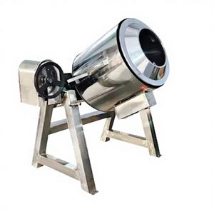 Machine de revêtement automatique en acier inoxydable à haute efficacité pour le rôtissage des noix, des graines et du café dans l'industrie, pour l'emballage de bouteilles et de feuilles d'aluminium - Product Image 1