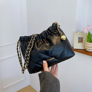 I-0227 usine sacs à main à la mode femmes sac nouvelle mode sac à bandoulière décontracté solide sacs à bandoulière - Product Image 5