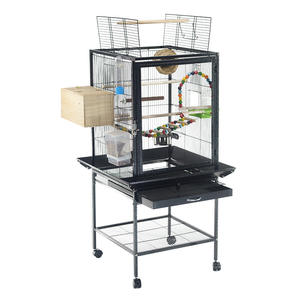 <span class=keywords><strong>Cage</strong></span> à oiseaux moderne de grande taille moyenne pour poulets et perroquets, construction solide en fer et en métal, cadre en acier inoxydable, maison de reproduction d'intérieur - Product Image 2