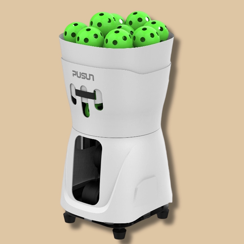 Professional Portable Pickleball Machine for Outdoor Court Training Entry-Level with Adjustable Launch Speed and ABS Material