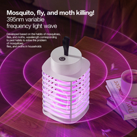 Lampe anti-moustiques suspendue à 360 degrés, piège à insectes tridimensionnel portable, piège à mouches vertical pour restaurant et bureau